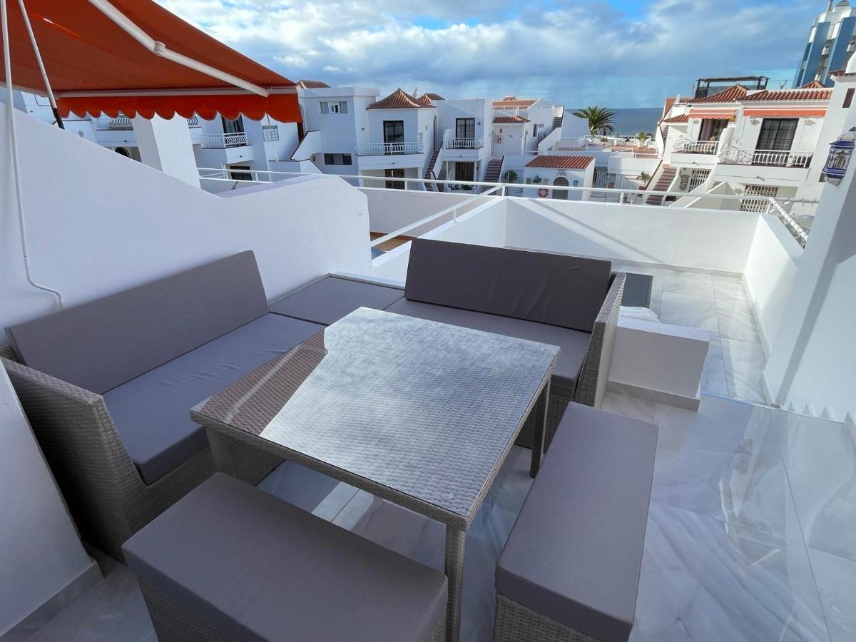 Luxury Diamond - Ocean View, Big Terraces, Air Con, Wifi Apartman Los Cristianos  Kültér fotó