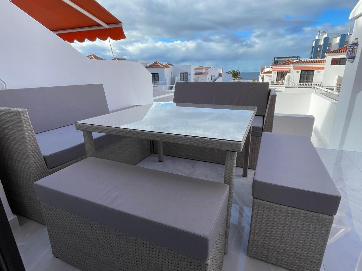 Luxury Diamond - Ocean View, Big Terraces, Air Con, Wifi Apartman Los Cristianos  Kültér fotó