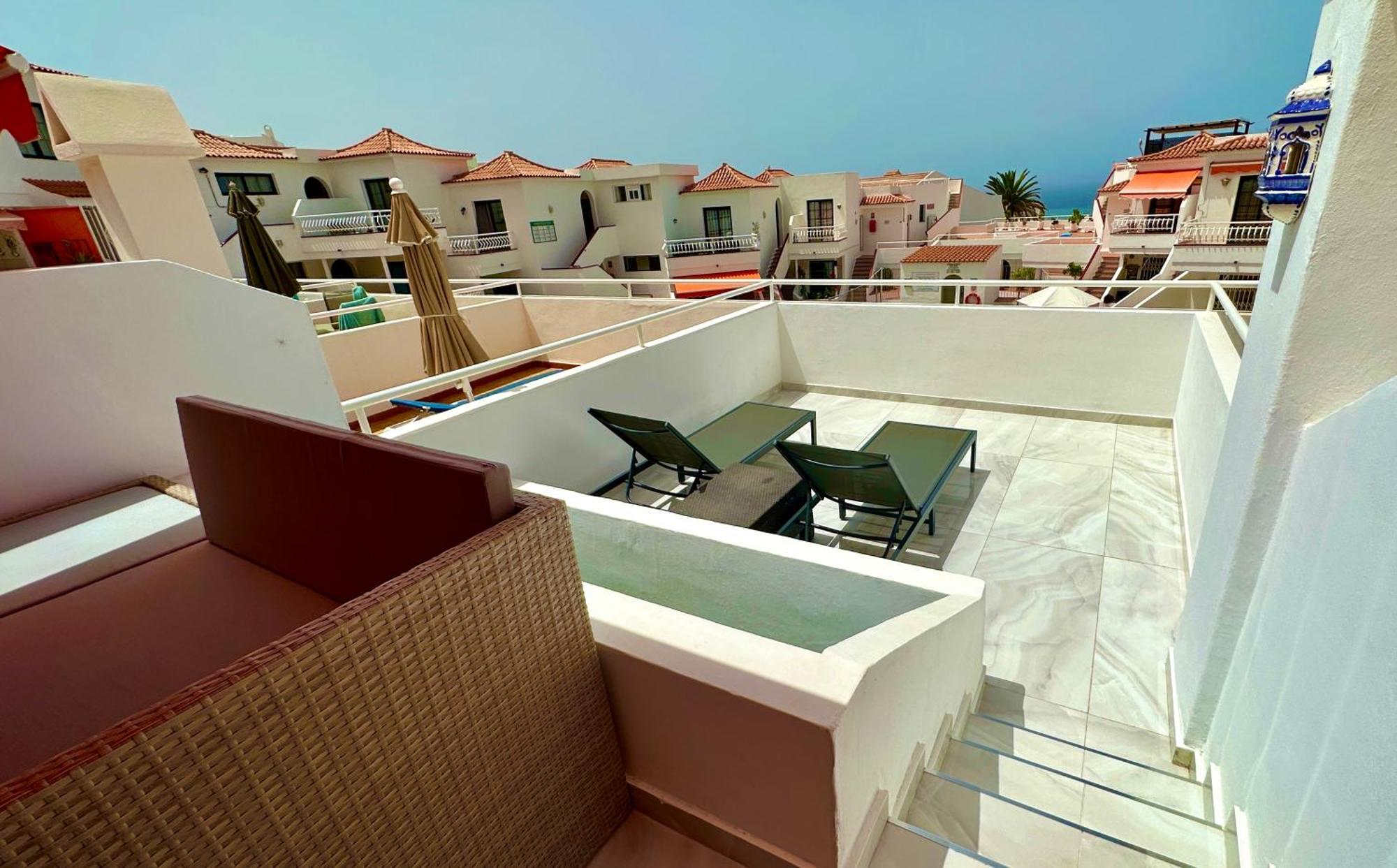 Luxury Diamond - Ocean View, Big Terraces, Air Con, Wifi Apartman Los Cristianos  Kültér fotó