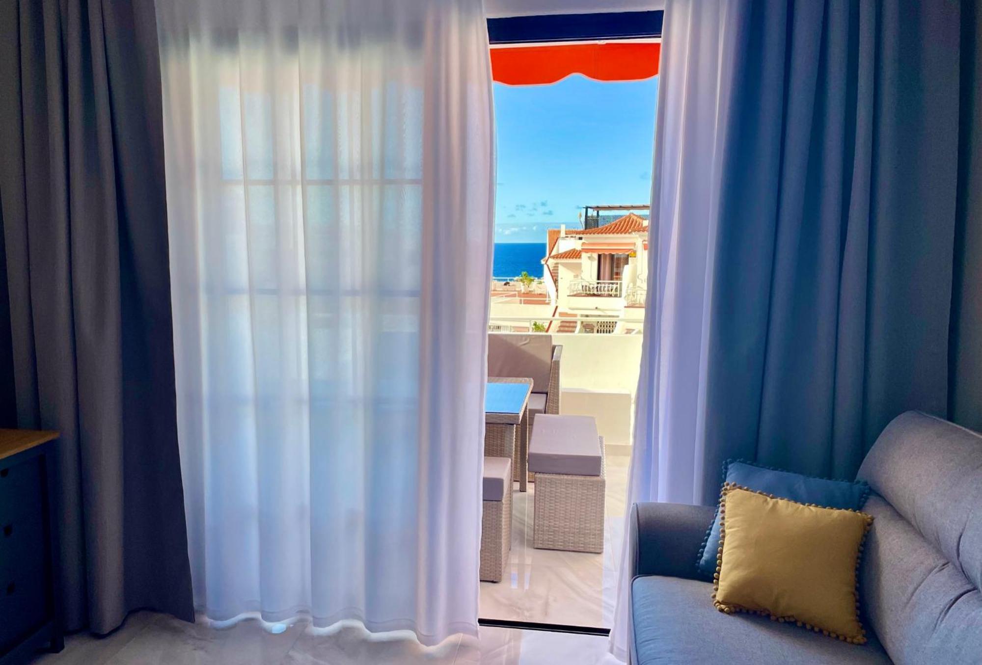 Luxury Diamond - Ocean View, Big Terraces, Air Con, Wifi Apartman Los Cristianos  Kültér fotó